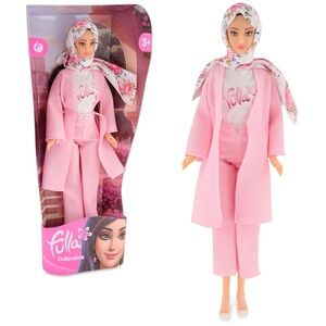 Pink Hijab Fashion Doll